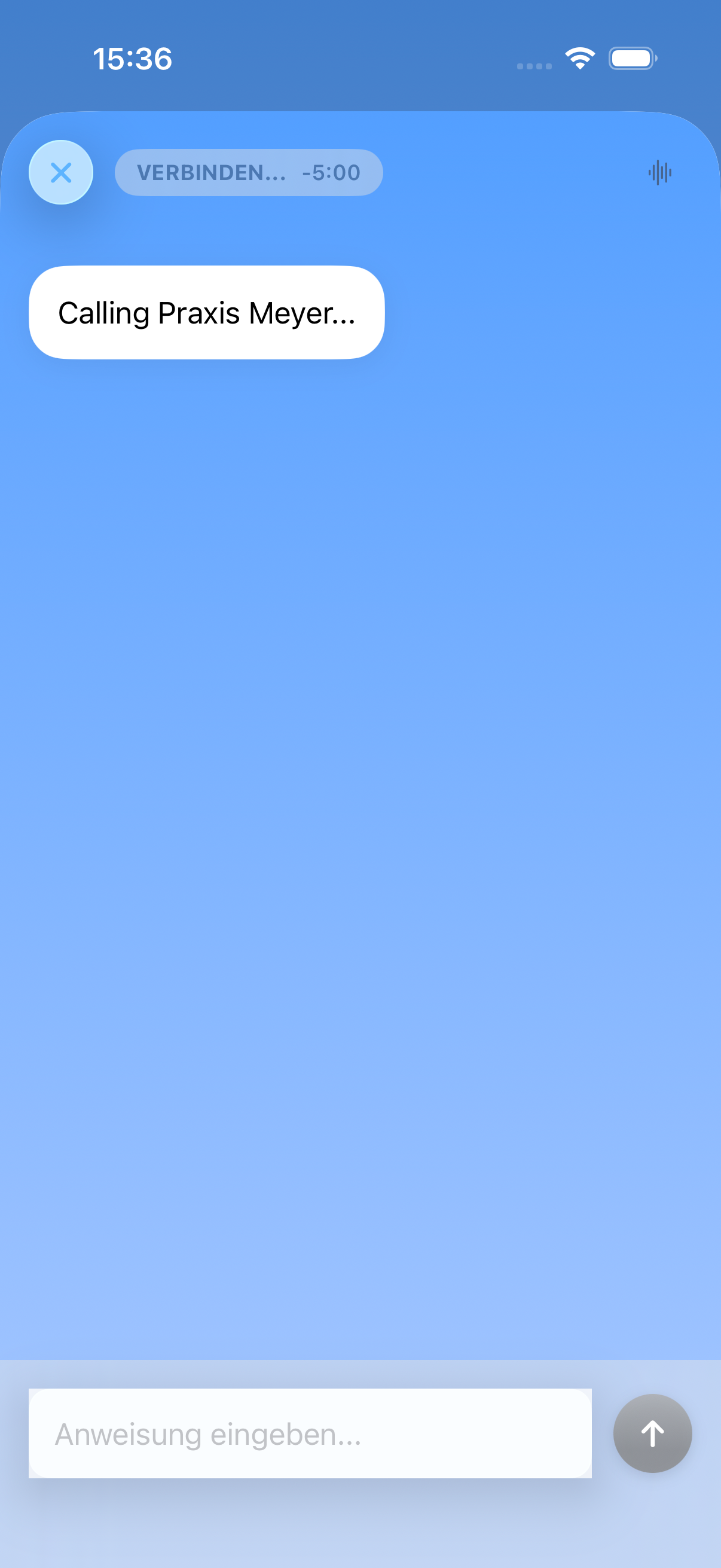 Anrufangst Call View Start