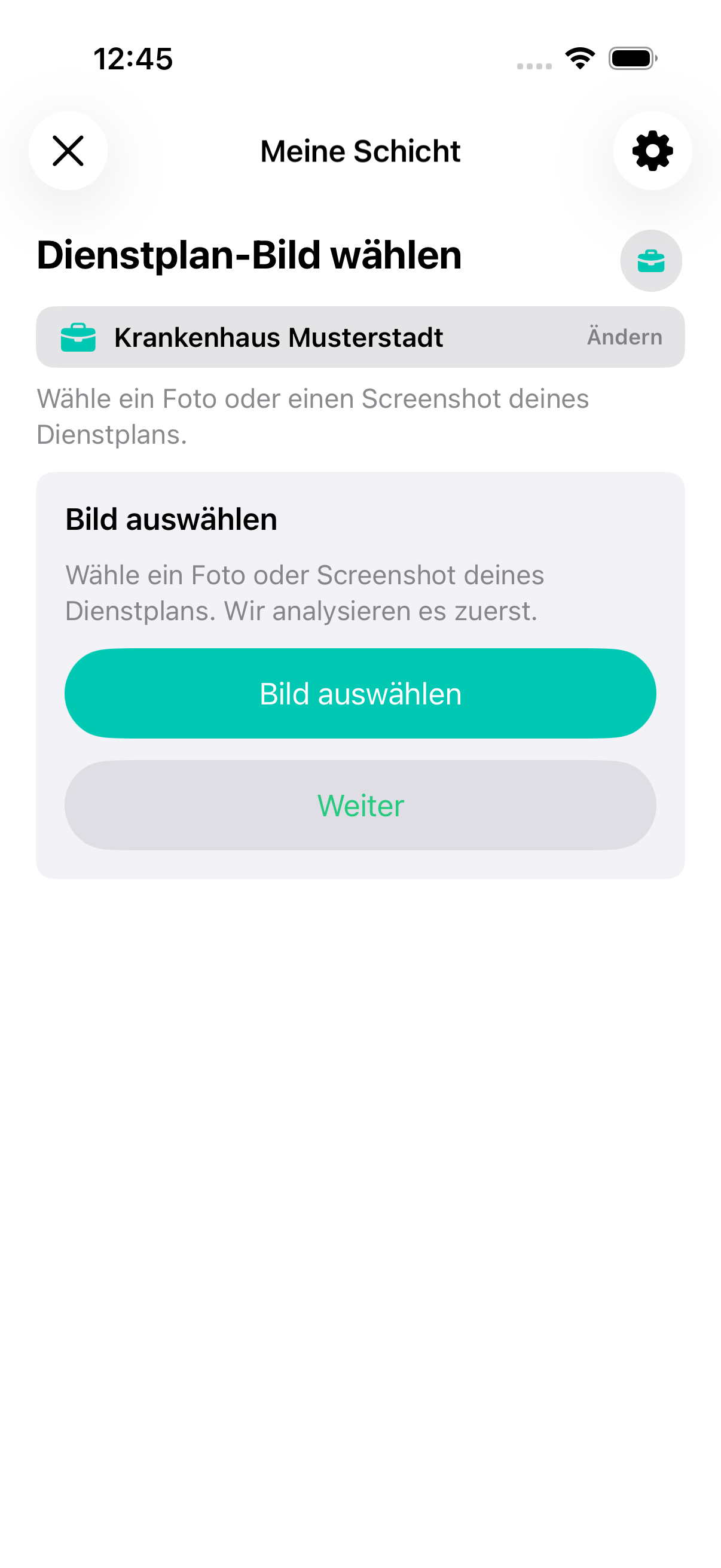Meine Schicht Foto Schritt